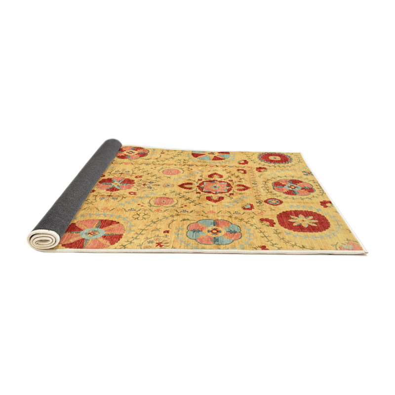 Abstract Indoor Rug, Round 5'