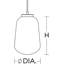 Luminaire suspendu DEL 7 po Domalapalli - Chrome poli-120725595