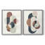 Loops and Bound I - impression encadrée de qualité supérieure - prête à être accrochée - aucun clou requis - aucun clou requis-491199294-491199291