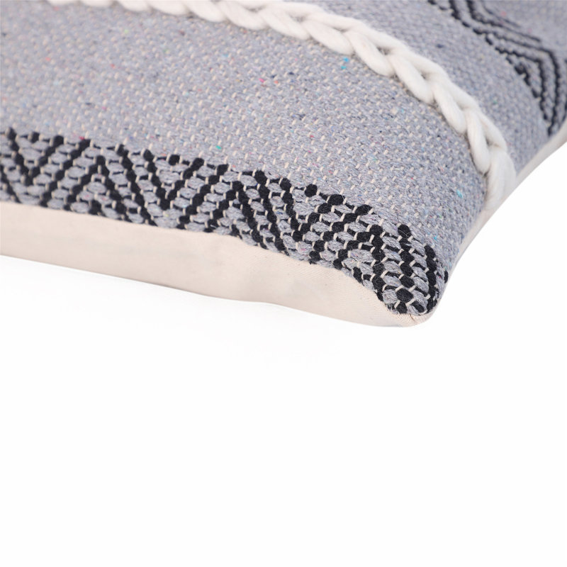 Striped Cotton Throw Pillow