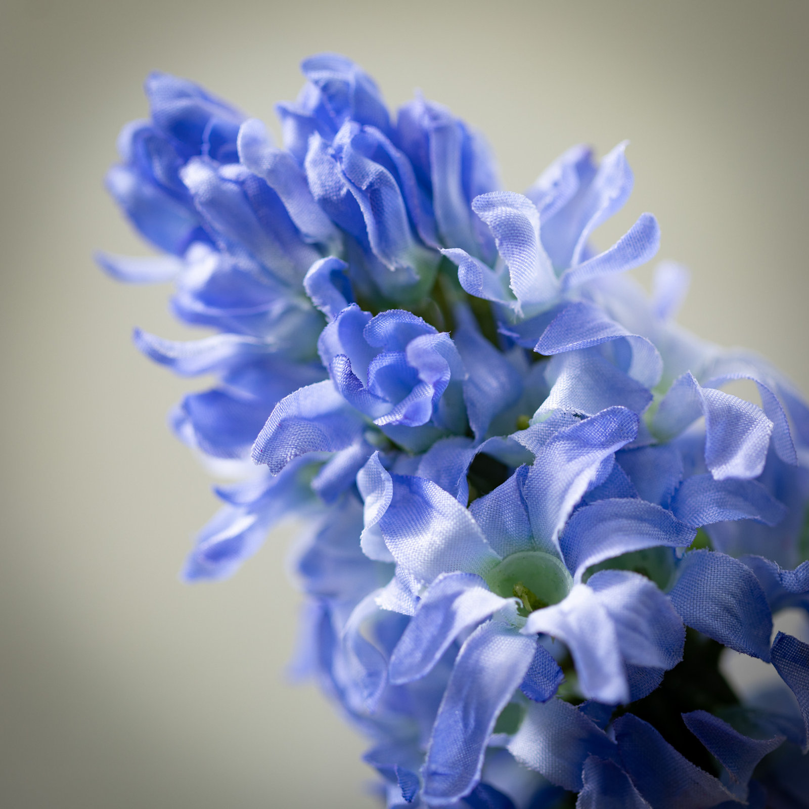 14" Hyacinth Spray, Blue, 14" H x 3" W x 2" D