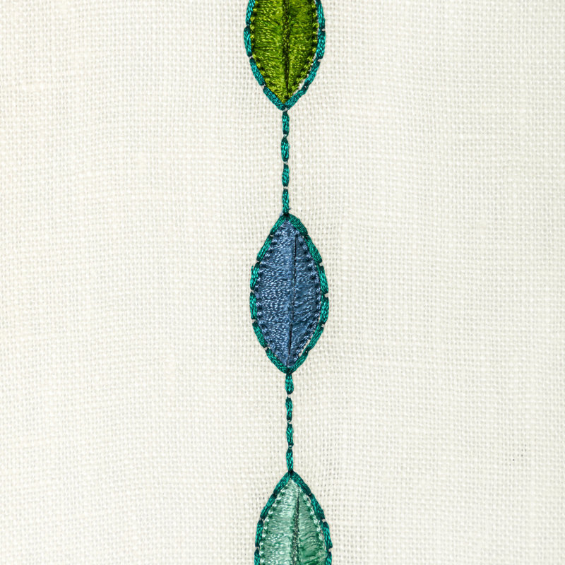 Gem Hoopla Fabric, Green/Blue 