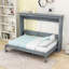 Lit escamotable double en bois avec lattes-1866595963