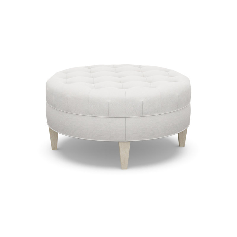 Round Ottoman, 9907-99, Sandstone