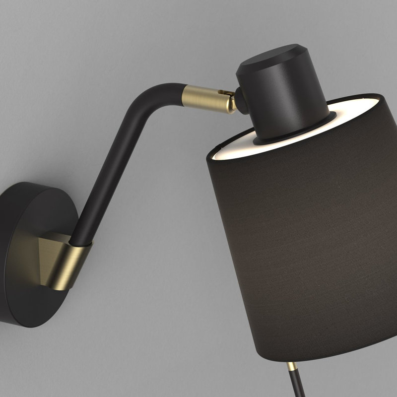 Edward Wall, Matt Black / Matt Gold with Tapered Drum 155, Matt Black, Black, Polycotton