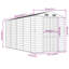 Abri de jardin rectangulaire en acier galvanisé Vidaxl-116118594-116118592
