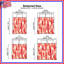 Couvre-lit matelassé Red Cactus Illustration toutes tailles-126175378