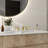 Luxury Modern Widespread Bathroom Faucet - 2-Handle 3-Hole Design-111145914