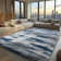 Modern Abstract Shaggy Carpet Indoor Washable Rug Non-Slip Soft Big Area Rug Fluffy Mat For Home Decor