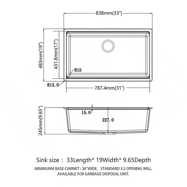 Dimensions du produit