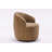 Swivel Accent Armchair Barrel Chair With Powder Coating Metal Ring-1135975694
