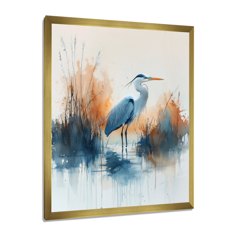 Bender - Animals Canvas Prints, H 44 po x l 34 po, Reproduction encadrée sans passe-partout, Doré