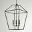 6 - Light Dimmable Lantern Geometric Chandelier-1757056759-1757048102
