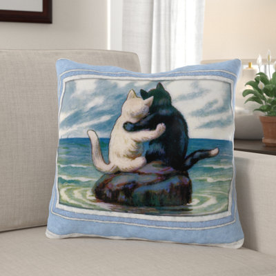 Outdoor Reversible Throw Pillow