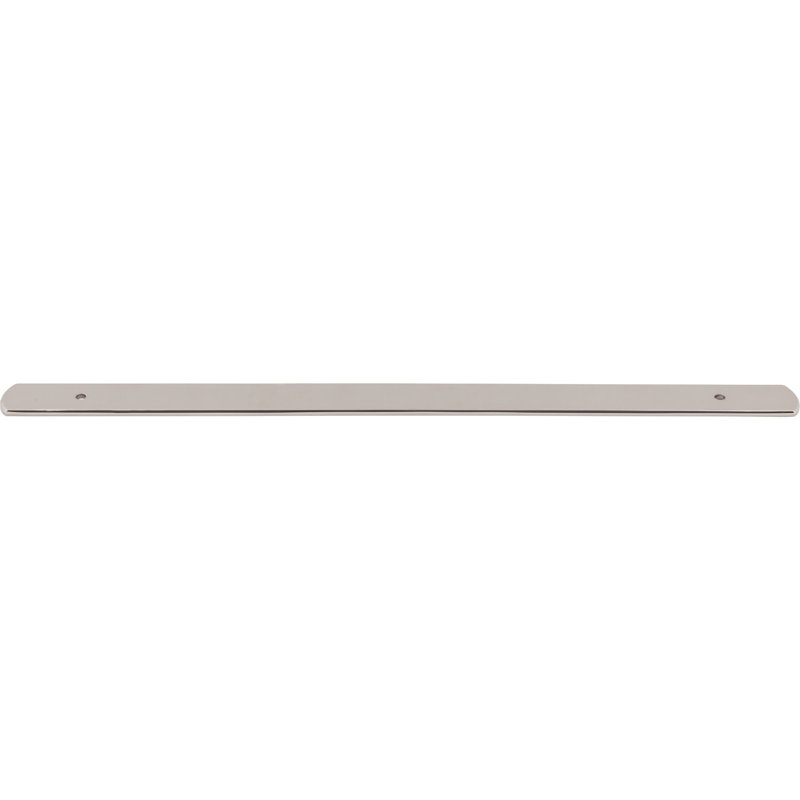 Wescott Pull Backplate, Polished Nickel