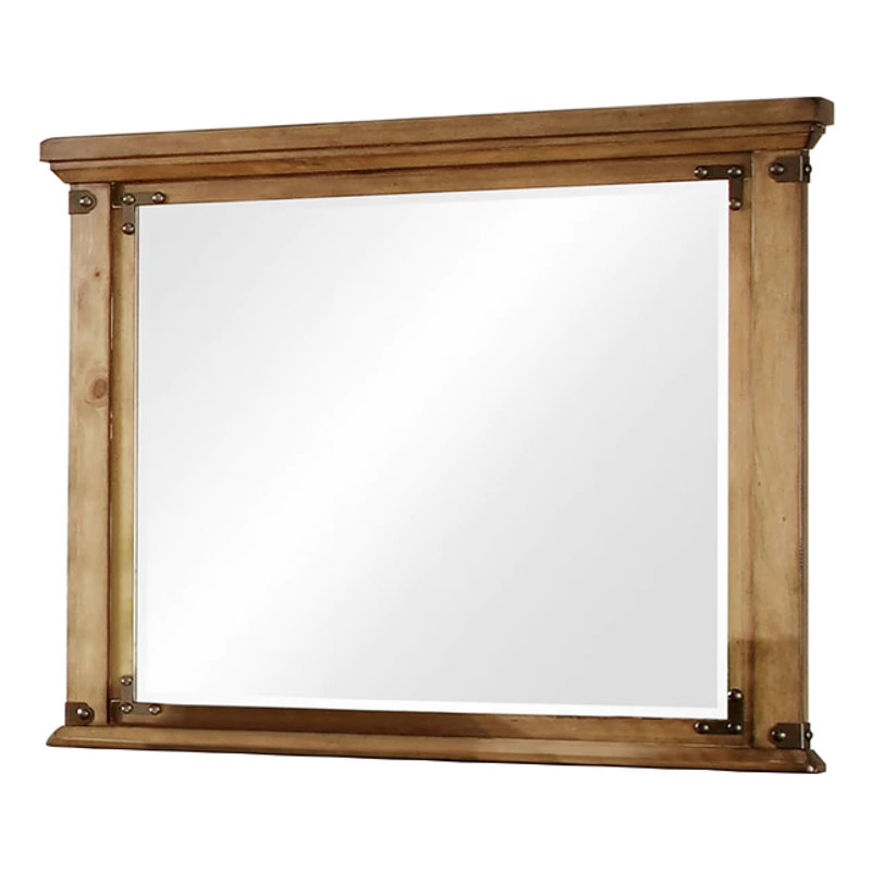 Ensemble de chambre avec très grand lit en bois 4 pièces Cedartown, Grand