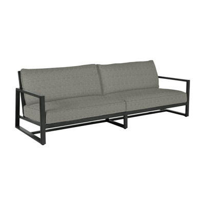 Canapé d'extérieur en aluminium forgé Avondale au design épuré
