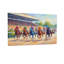 Paysage et nature, course de chevaux avec des jockeys et une foule-1249507034