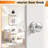 Privacy Door Knobs with Round Rosette-43668619-126284463