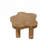 Cloud-Shaped Coffee Table with Tree Knot Pattern – 40”