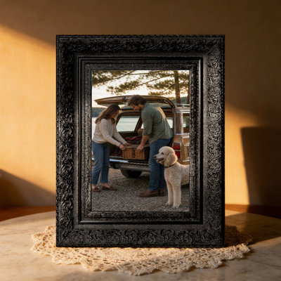 Black 3 PCS 8" x 10" Polished Picture Frame with Giftable Design