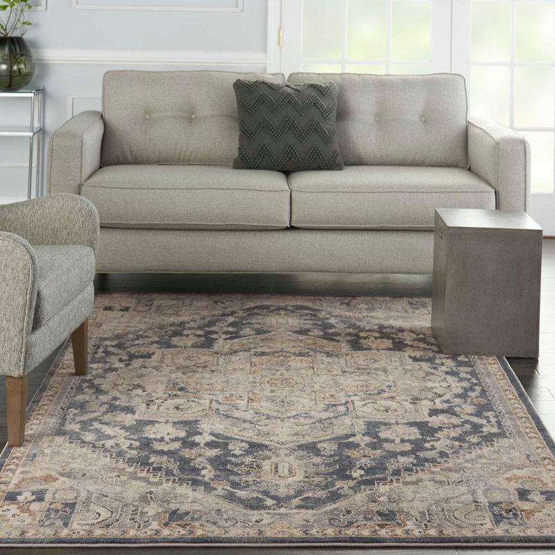 Rambha Oriental Indoor Rug, Rectangle 6'7" x 9'6"