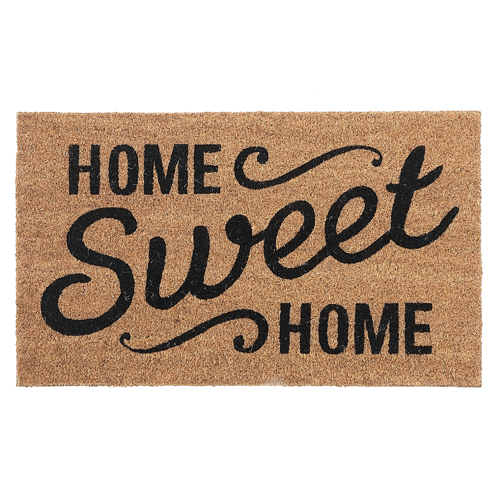 Natural Coir Home Sweet Home Rectangular Outdoor Doormat 18 x 30