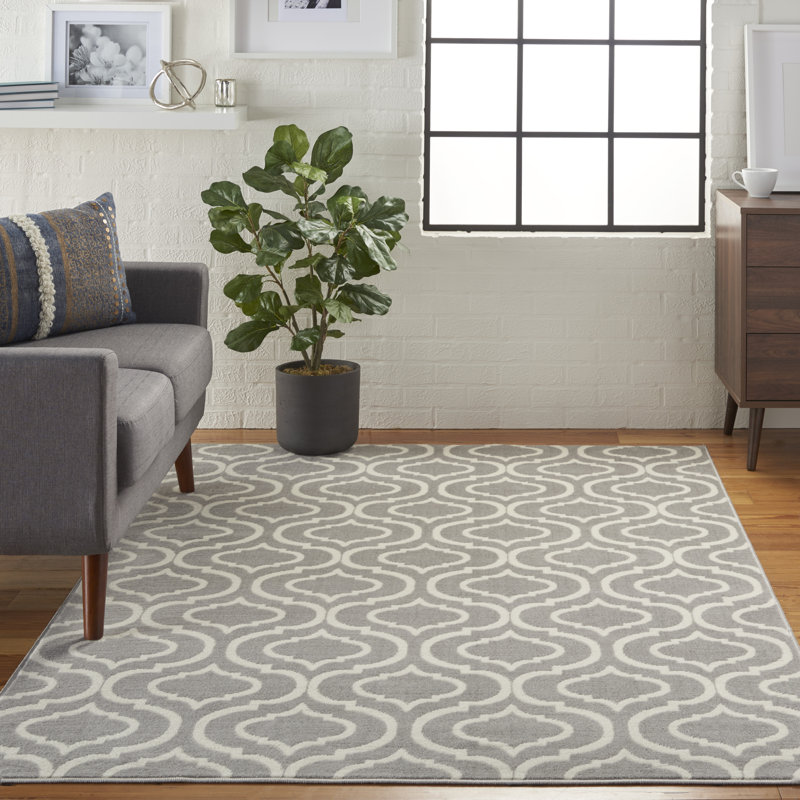 Xinrui Moroccan Indoor Rug, Rectangle 4' x 6'