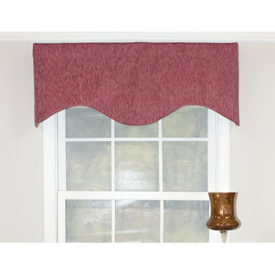 Euclid Cotton Blend Scalloped Window Valance