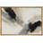 Black and Neutral Abstract with Soft Motion Effect - Pictures Framed Canvas Print Wall Art-545755028-545755018