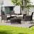 Classique Patio Furniture Set Wicker Dining Chairs