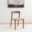 Maude Woven Brown Side Chair 2PK