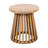 Outdoor Acacia Wood Patio Side Table, Round Coffee Table For Backyard, Lawn, Balcony-357393860