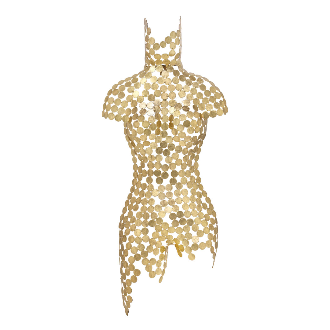 Domenic Anele Female Torso Iron Wall Decor Wade Logan® 