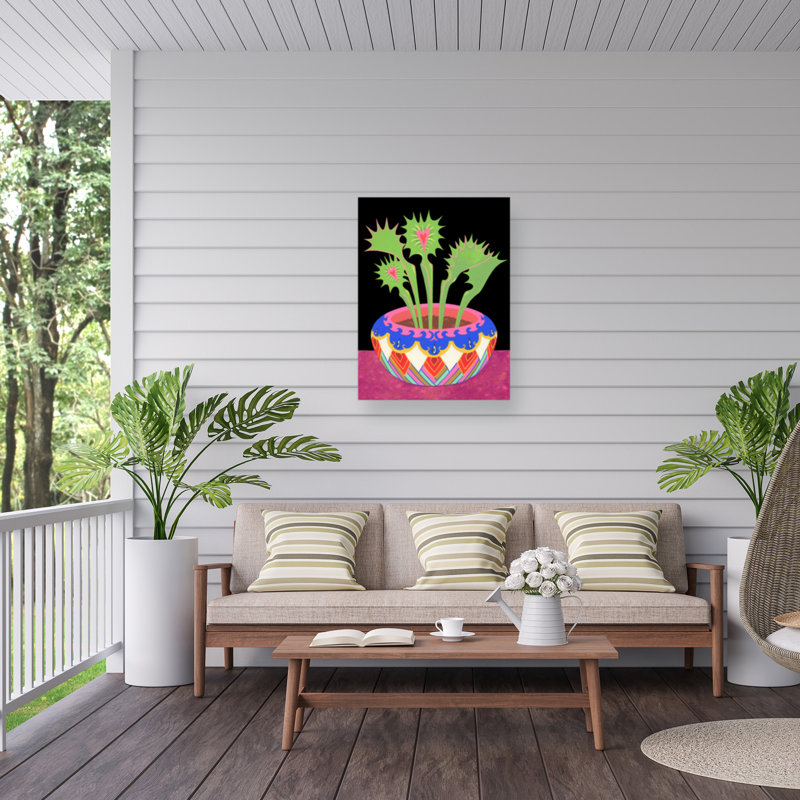 «Flyflys in A Pot», 2021 sur impression sur toile, H 47 po x l 35 po