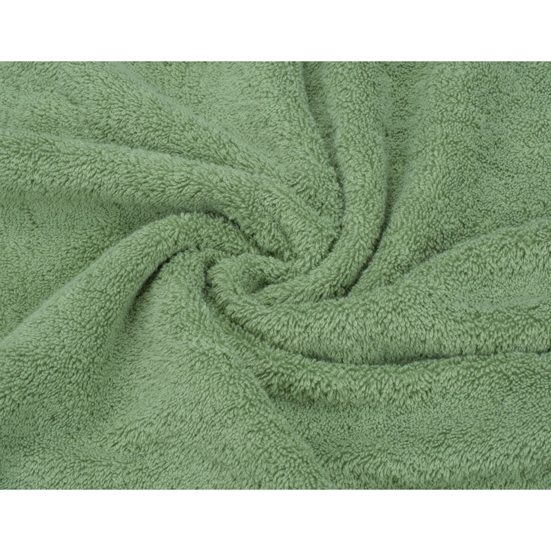 Darcelle 100% Cotton 4-Piece Turkish Washcloth Set, Sage Green
