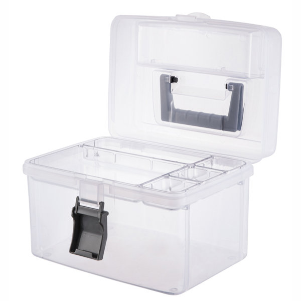 Basics Storage and Filing Boxes With Lid and Handles, Legal/Letter  Size, Basic Duty, Pack of 20, White, 16.2 L x 12.5 W x 10.5 H