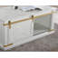 Table basse de style rustique avec tiroir de rangement et tablettes, finition blanc antique et or pour un salon élégant