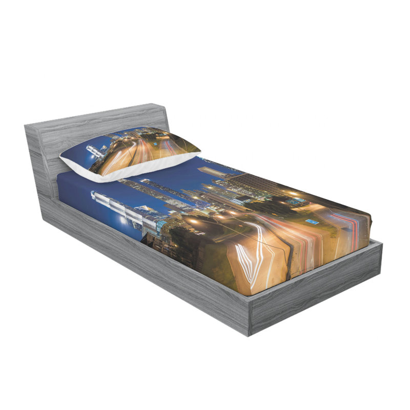 Microfiber Sheet Set, Twin XL Sheet Set with Fitted Sheet