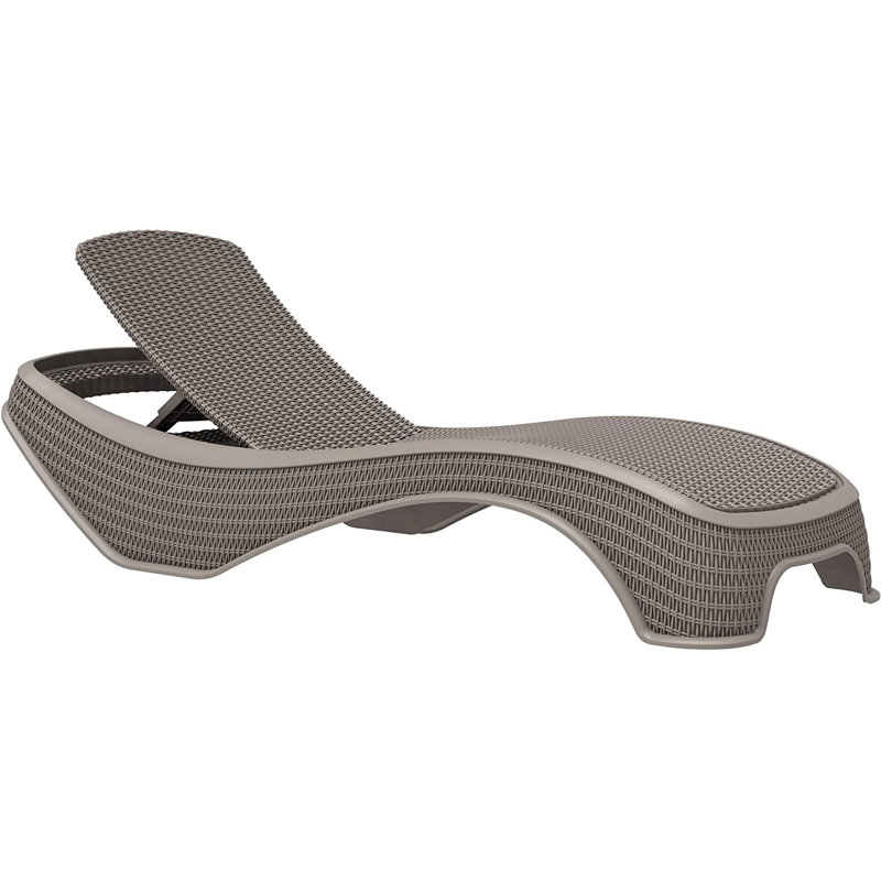 Ingifrith 200cm Long Reclining Single Chaise, Grey