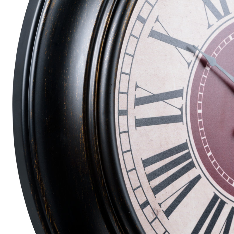 18" Oil-Rubbed Bronze Barton Quartz Clock