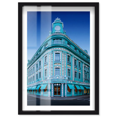 Décoration murale Diamond Decor I Shadowbox Print par Notoriart, cadre noir, 36 x 54