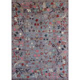 Transitional One-of-a-Kind Rectangle 9' X 11'11" Hand Knotted Area Rug