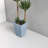 Kamarri Handmade Tapered Square Planter – Fiberstone MgO Clay Plant Pot with Drainage Holes for Indoor/Outdoor Use-522233152-522233167