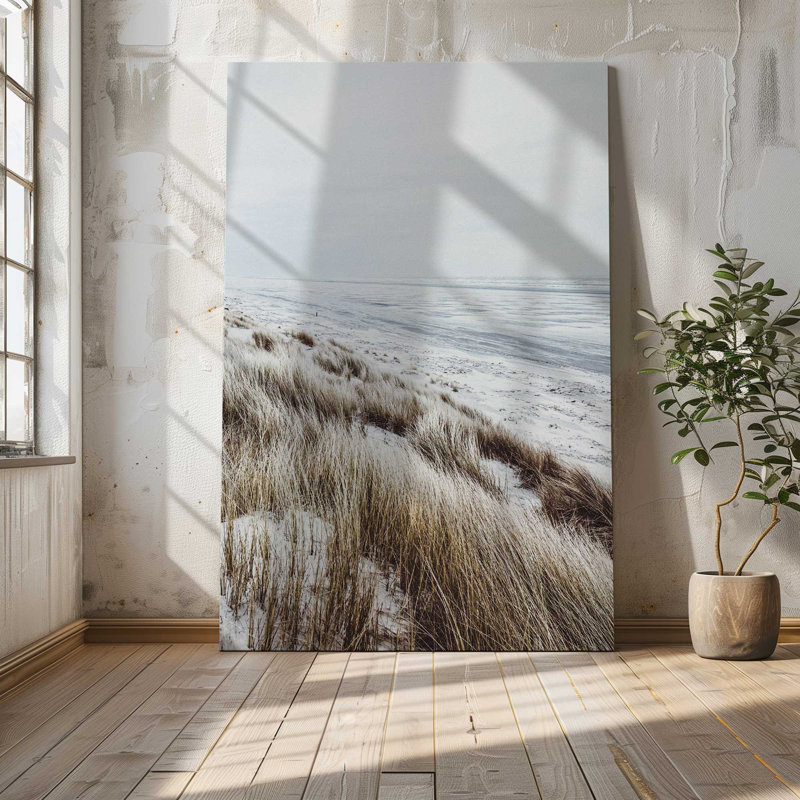 Wind Swept Shoreline, Large Canvas Print, 54" H x 36" W