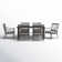 Milnor Rectangular 6 - Person 64'' Long Outdoor Patio Dining Set Furniture with Cushions
