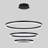 Dado 3 - Light LED Tiered Chandelier-1894387346-1884907208