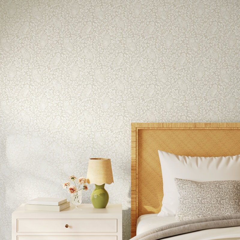 Toby Floral Roll, Cream