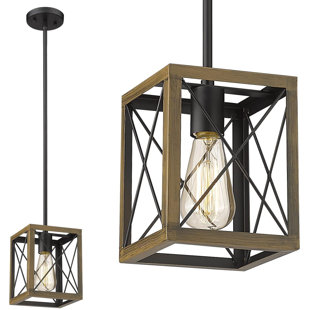 1 - Light Matte Black Lantern Pendant