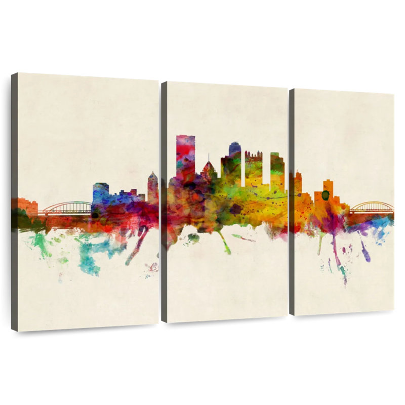 Pittsburgh, Pennsylvanie, horizon III, H 24 po x l 38 po